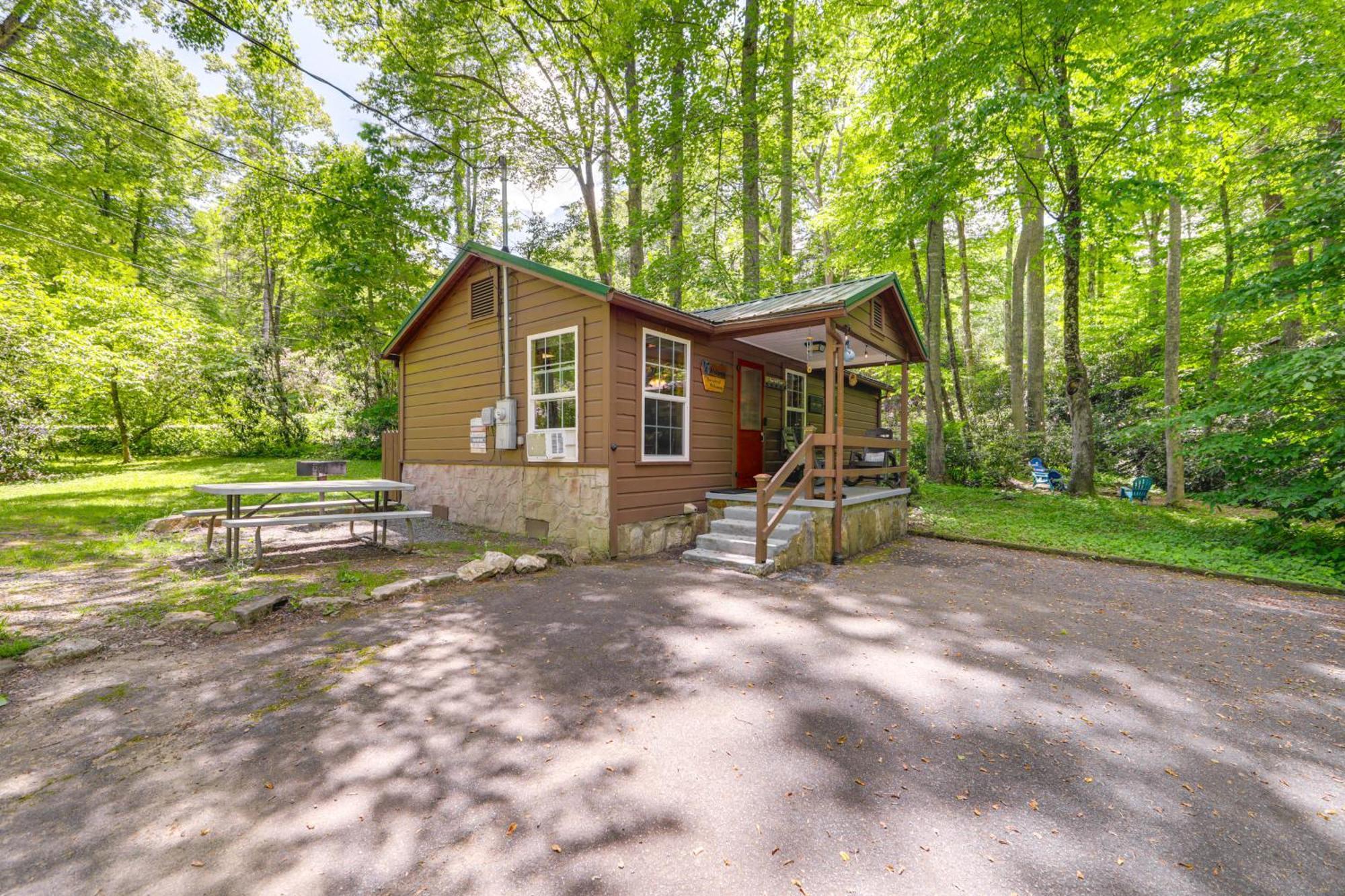 Pet-Friendly Creekside Cabin With Pool Access! Maggie Valley Exterior foto